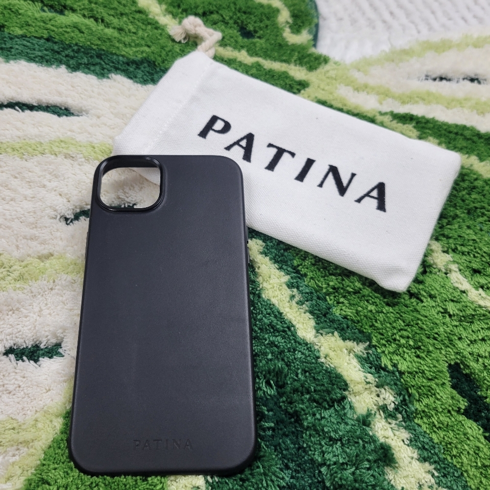 Portland Leather Goods Black Leather Phone Case